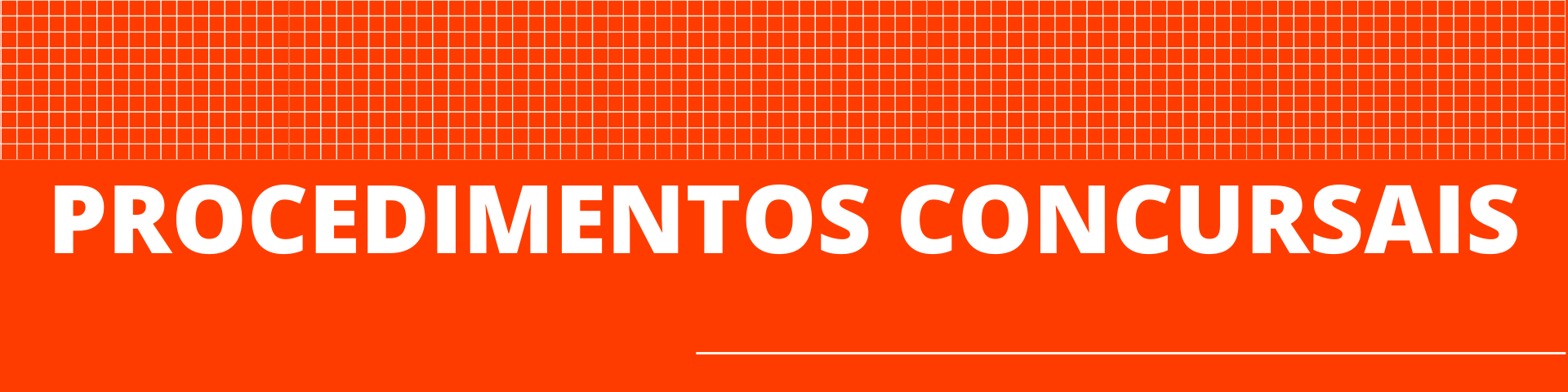 Proccedimentos Concursais Proccedimentos Concursais
